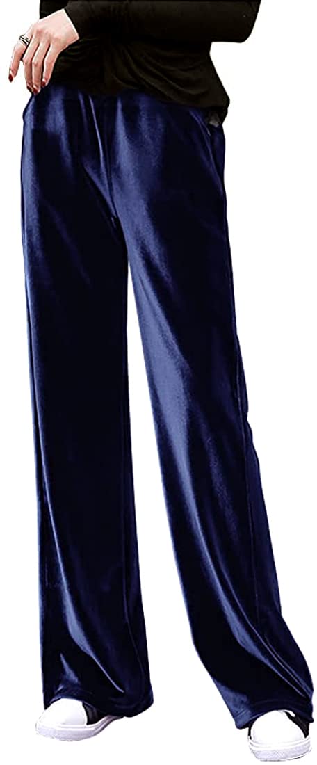 ARJOSA Women's High Waisted Wide Leg Yoga Pants - Soft Lounge Palazzo Pants & Joggers for Yoga, Workout, and Casual Wear - Perfect for Home, Gym, and Travel