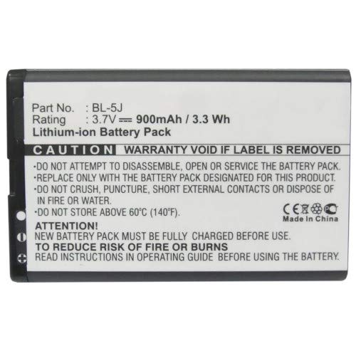 Synergy Digital BL-5J Replacement Battery - 3.7V 900mAh Li-ion Compatible with Nokia, Samsung & More - Perfect for Travel, Emergency Backup & Daily Use