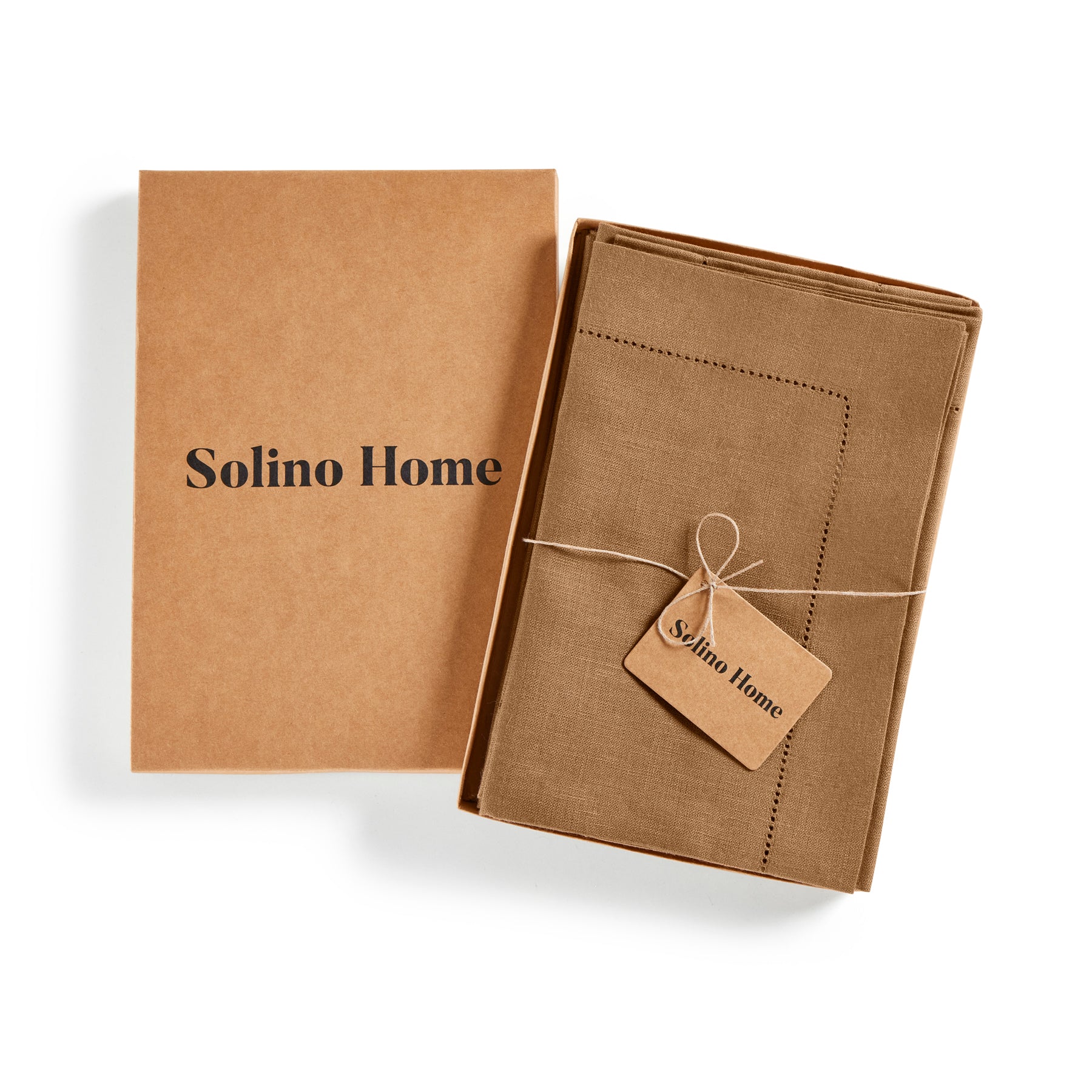 Premium Medium Weight Hemstitch Napkins - 12-Pack White Linen Dinner Napkins for Formal Dining, Weddings & Special Occasions