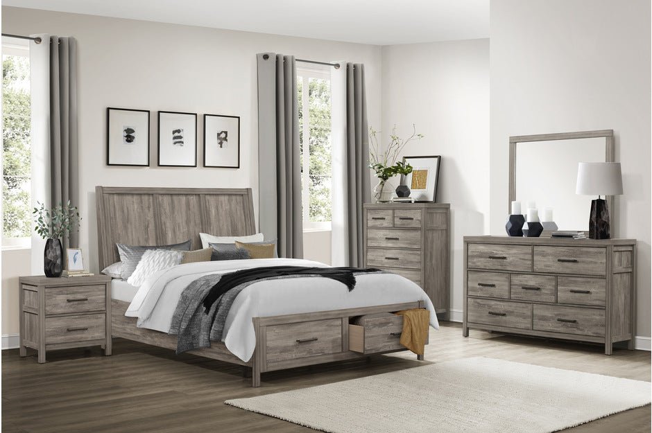 Bainbridge Modern Bedroom Furniture Set - Queen Size Bed, Nightstand & Dresser - Stylish Home Decor for Bedroom Makeover | Perfect for Master Bedroom, Guest Room & Apartment Living