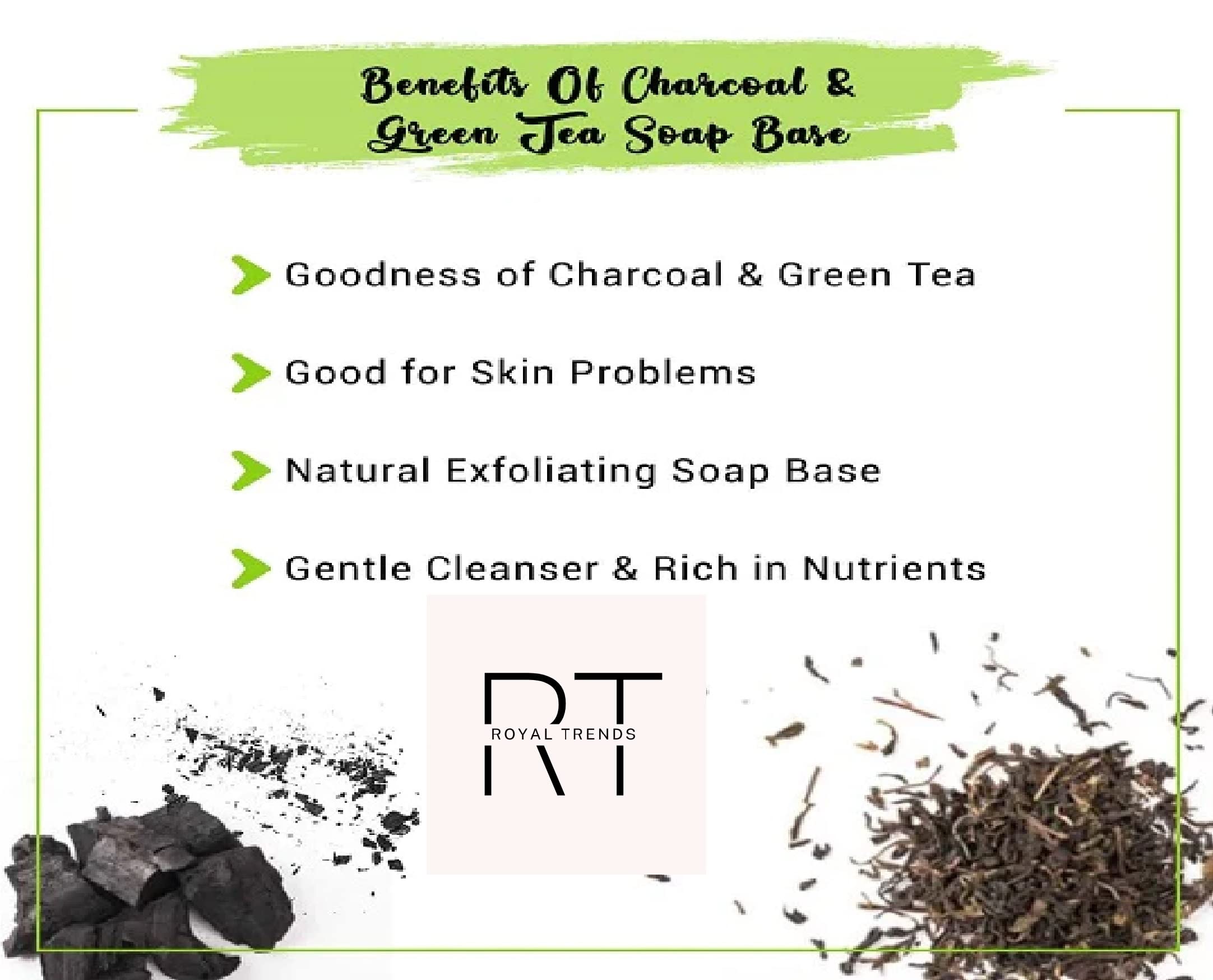 MIHAI Activated Charcoal Melt and Pour Soap Base - 100% Natural & Organic, 1KG for DIY Skincare, Handmade Soap Making - Perfect for Sensitive Skin, Acne Treatment & Detoxifying Body Care