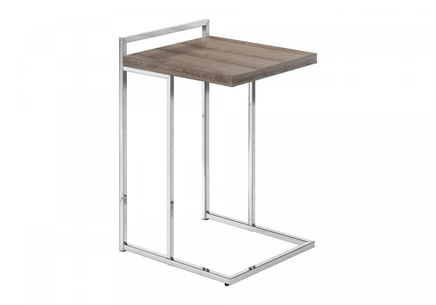 Rustic Cedar Side Table in Taupe - Small End Table for Living Room, Bedroom, or Patio - Natural Wood Nightstand with Sturdy Design