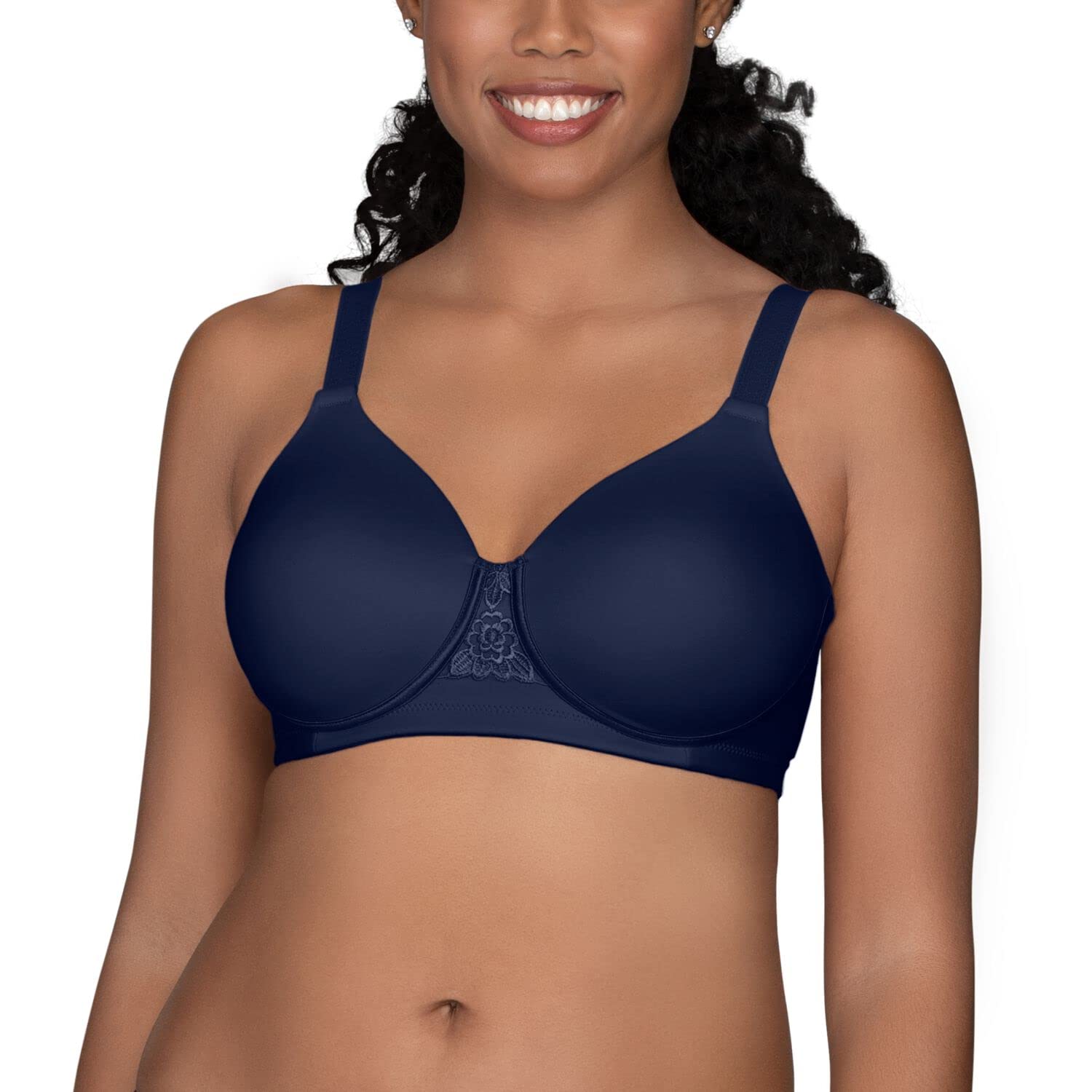 Vanity Fair Women's Full Figure Wireless Comfort Bra - Plus Size Support for Everyday Wear, Work & Lounge