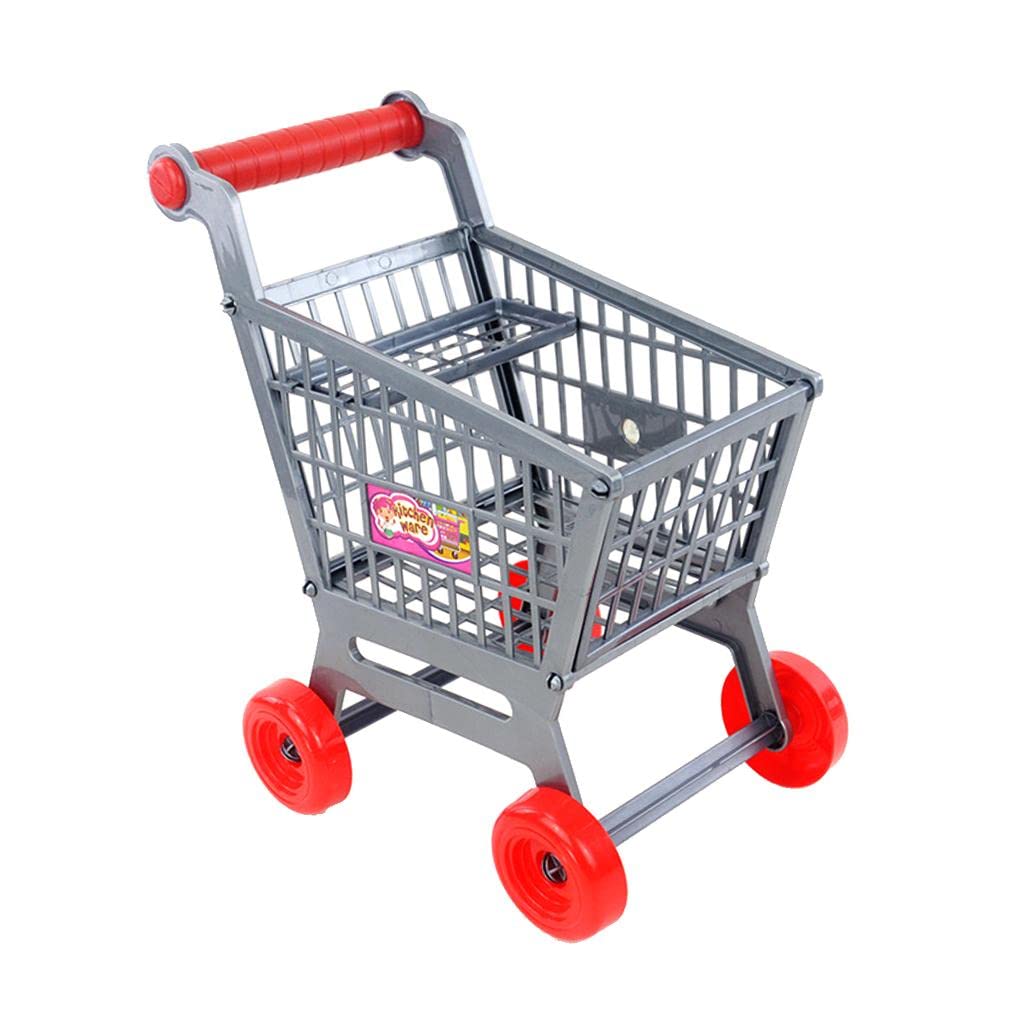 Mini Shopping Cart Toy for Kids - Supermarket Role Play Set with Realistic Features - Pretend Play for Toddlers & Preschoolers - Perfect for Indoor & Outdoor Playtime