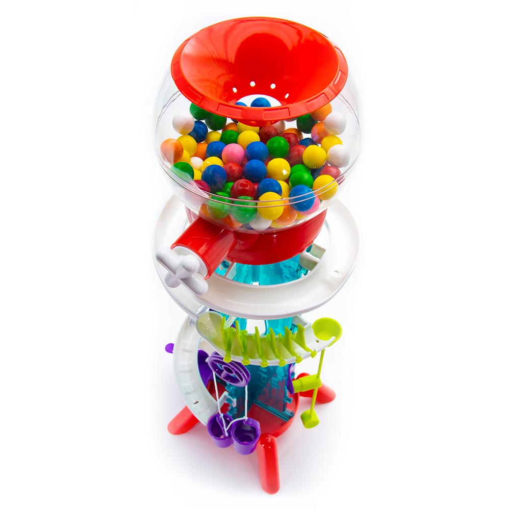 Super Stunts & Tricks 2L Gumball Machine Maker - Fun Candy Dispenser for Kids, Parties & Arcade Games (English/French)