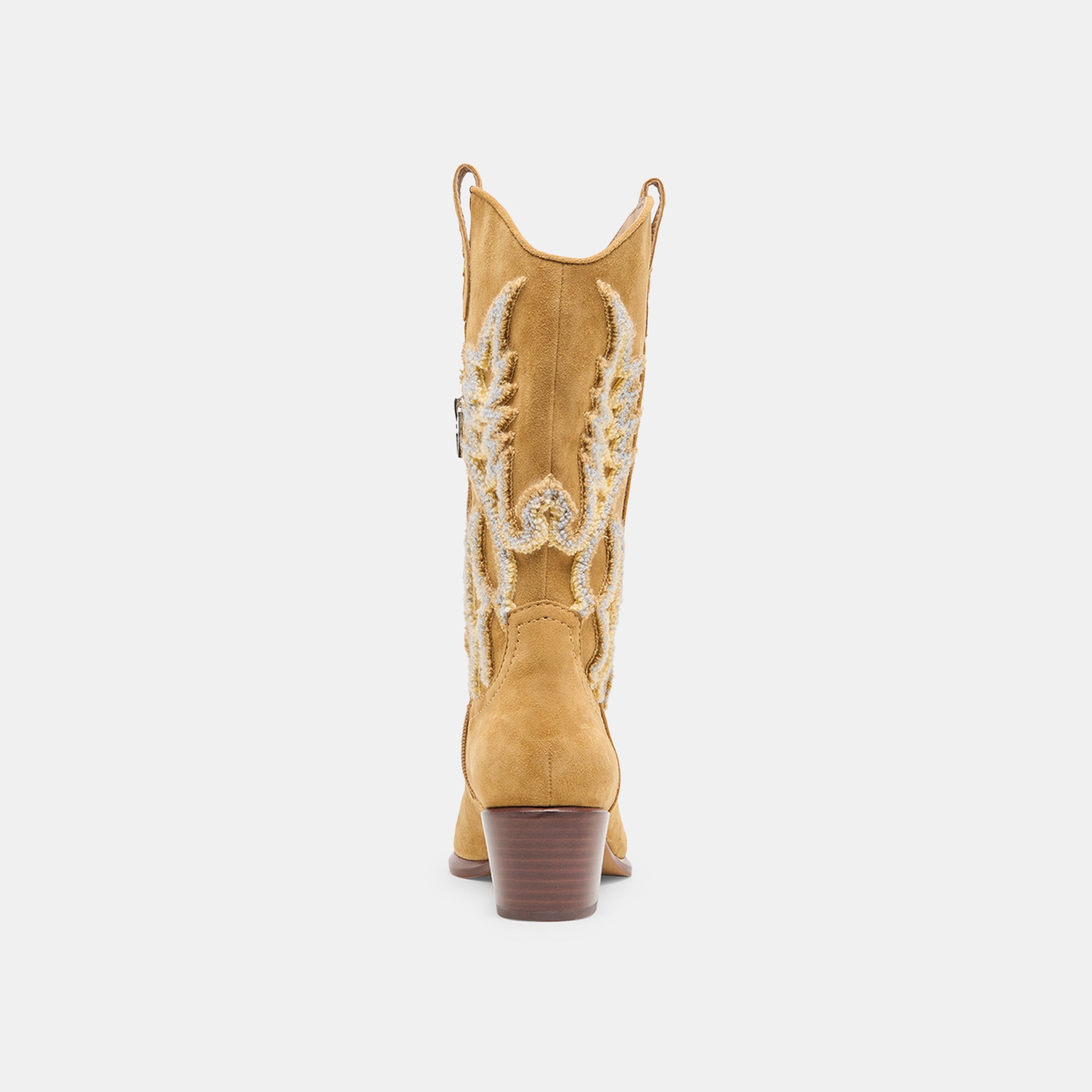 VILA Women's Caramel Suede Boots - Comfortable Ankle Booties for Fall & Winter Fashion | Perfect for Casual Outfits, Office Wear & Date Nights