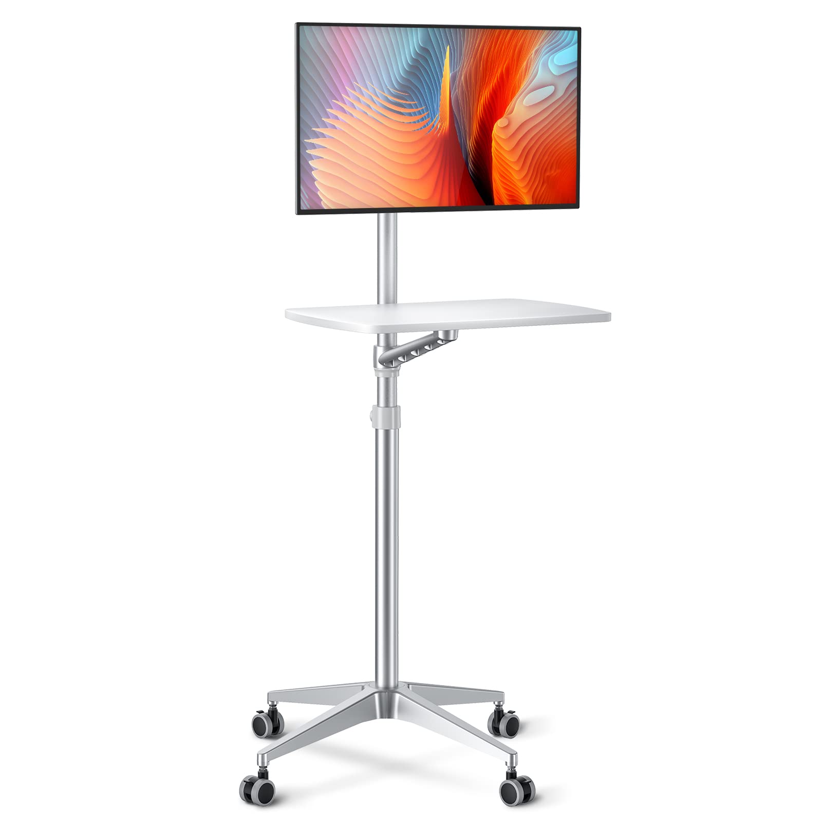 Viozon Adjustable Mobile Desk & Rolling Workstation - 34