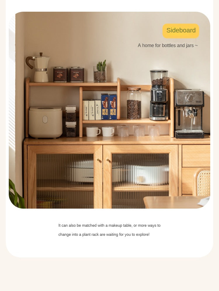 Solid Wood Kids Bookshelf - Beech, Oak, Poplar - Multi-Functional Storage Shelf for Bedroom, Playroom & Nursery Organization