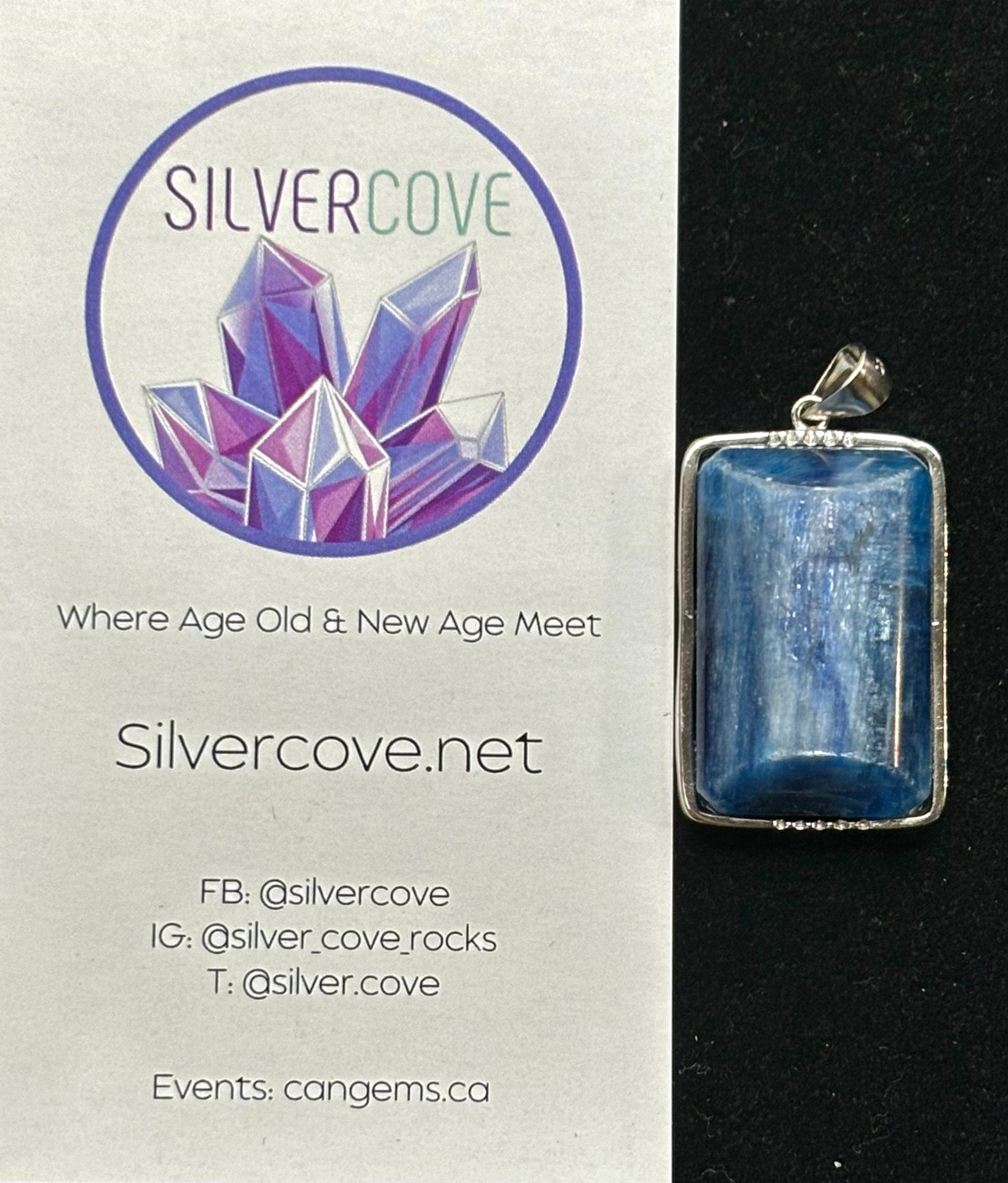 Natural Blue Kyanite Pendant Necklace - Healing Crystal Jewelry for Chakra Balancing & Spiritual Protection | Perfect for Meditation, Yoga & Energy Work