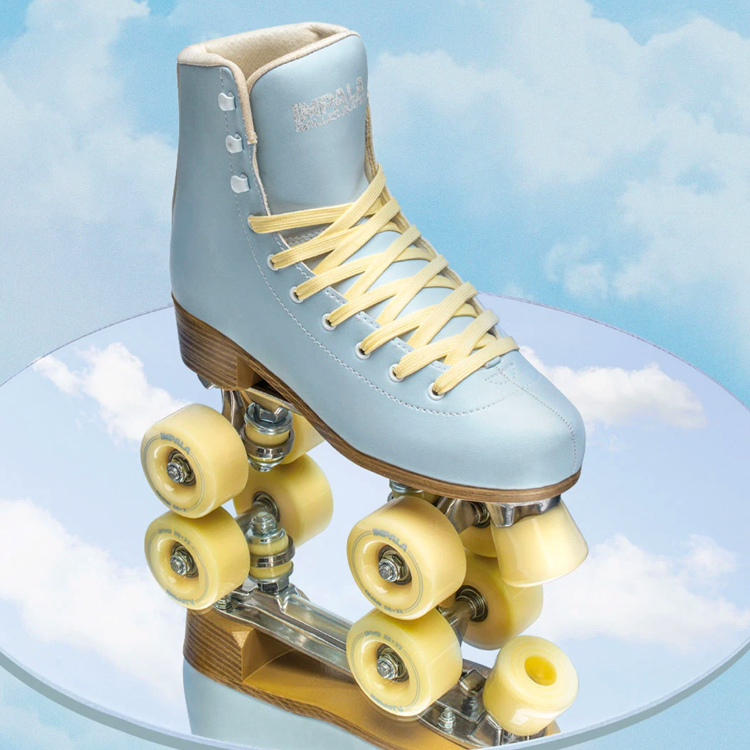 IMPALA Sky Blue Inline Skates for Women & Men - Comfortable & Stylish Roller Skates for Outdoor, Indoor, Rink, Fitness & Recreational Skating