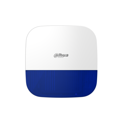 DHI ARA13 W2(868) Wireless Outdoor Siren with Blue Strobe Light - Ideal for Home Security, Alarm Systems & Property Protection