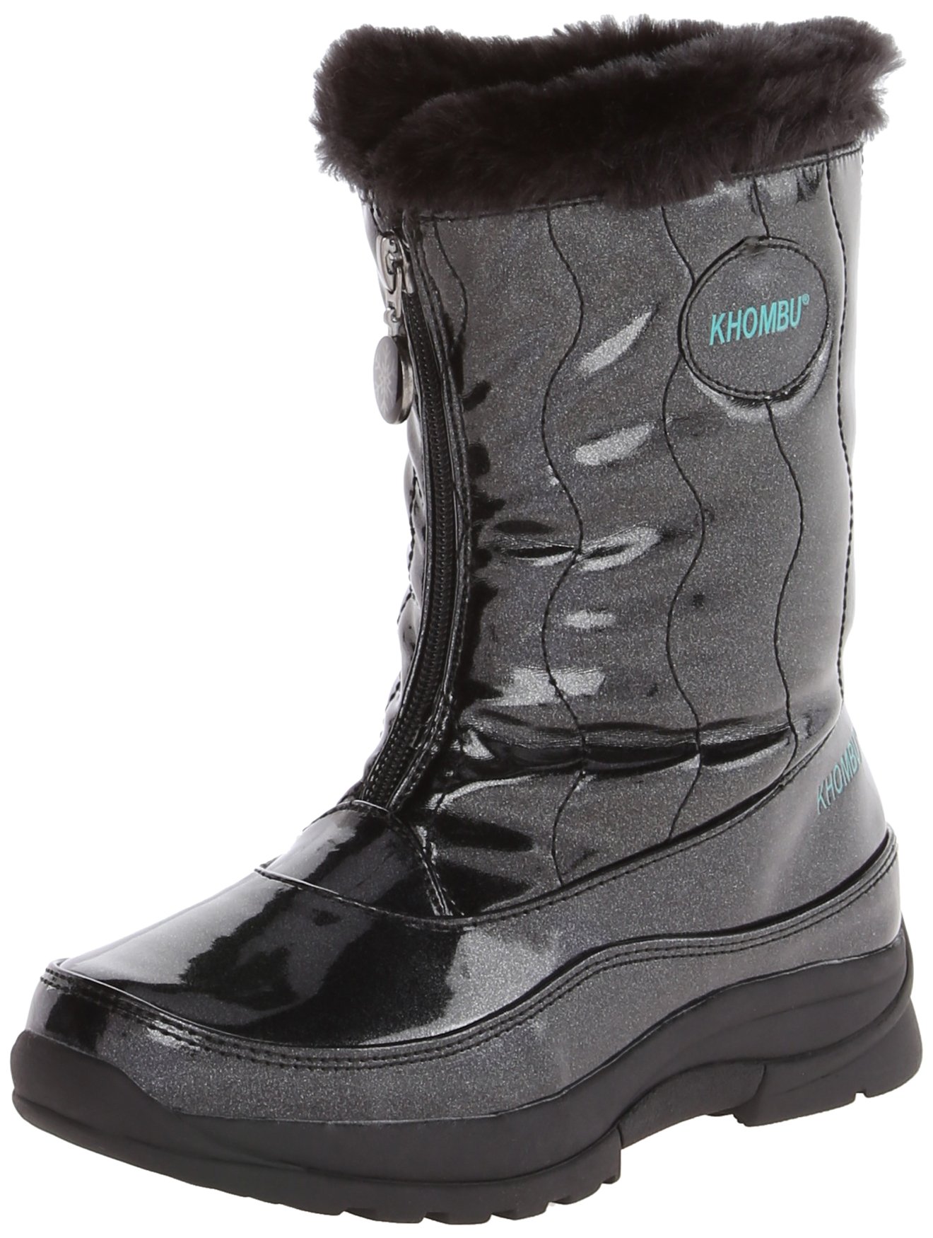 Khombu Sasha Waterproof Snow Boots for Kids - Winter Boots for Boys & Girls, Warm & Comfortable for Snow Play, Sledding & Outdoor Activities