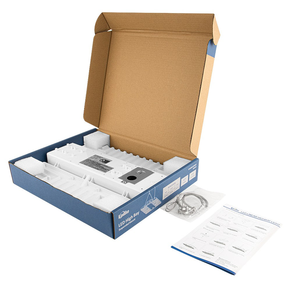 PAVO I LED Bay Light 130W/105W/90W - 20,020 Lumens High Bay Lighting Fixture - 120-277V Wide Voltage - 5000K Daylight White - Replaces 320W Metal Halide - Perfect for Warehouses, Garages & Industrial Spaces