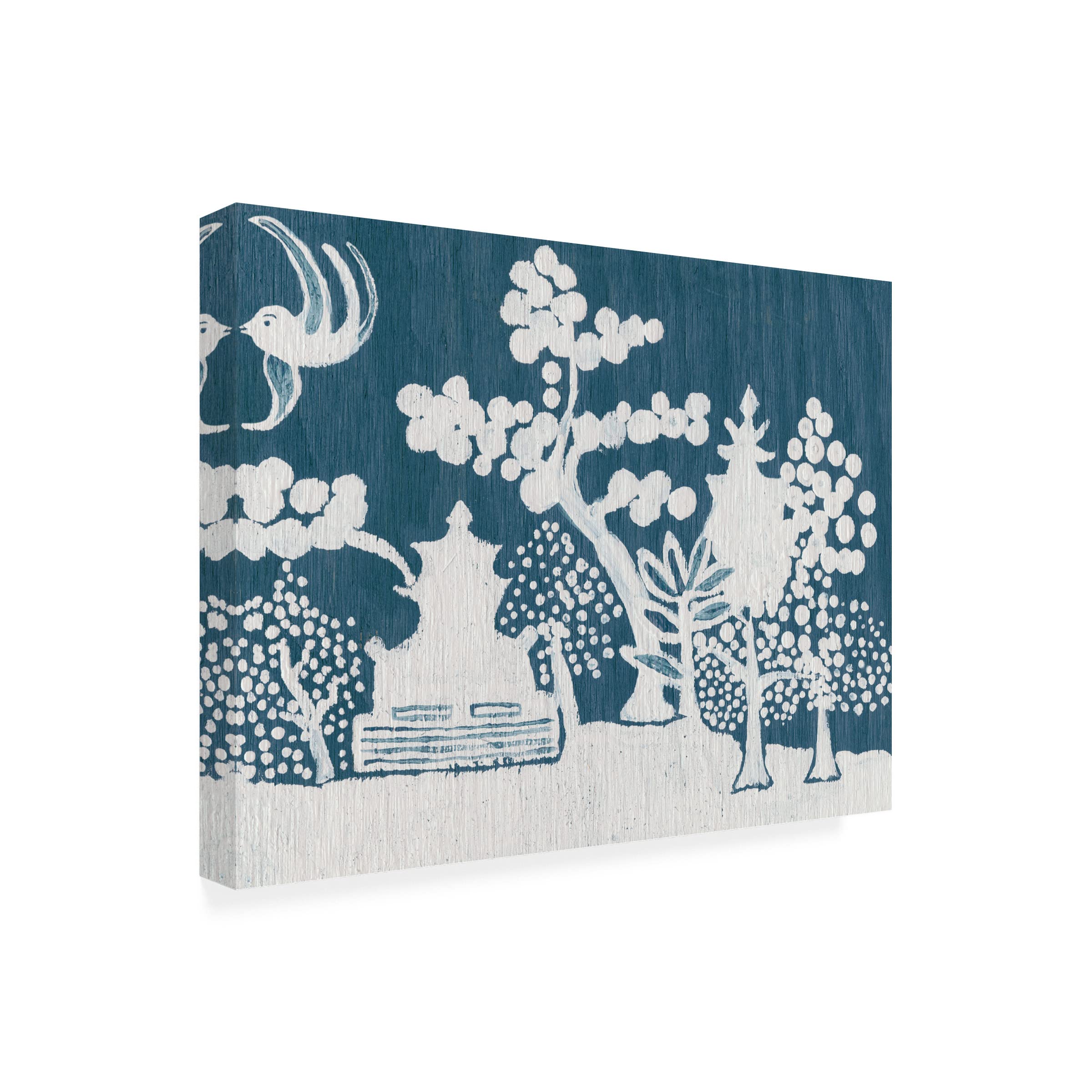 Trademark Fine Art 'Tea Room II' Canvas Wall Art Print by Alicia Ludwig - Elegant Home Decor for Living Room, Bedroom & Office