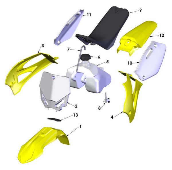 JR/P3 FXX Shroud Set - High-Performance Racing Car Cover for Track & Street Use