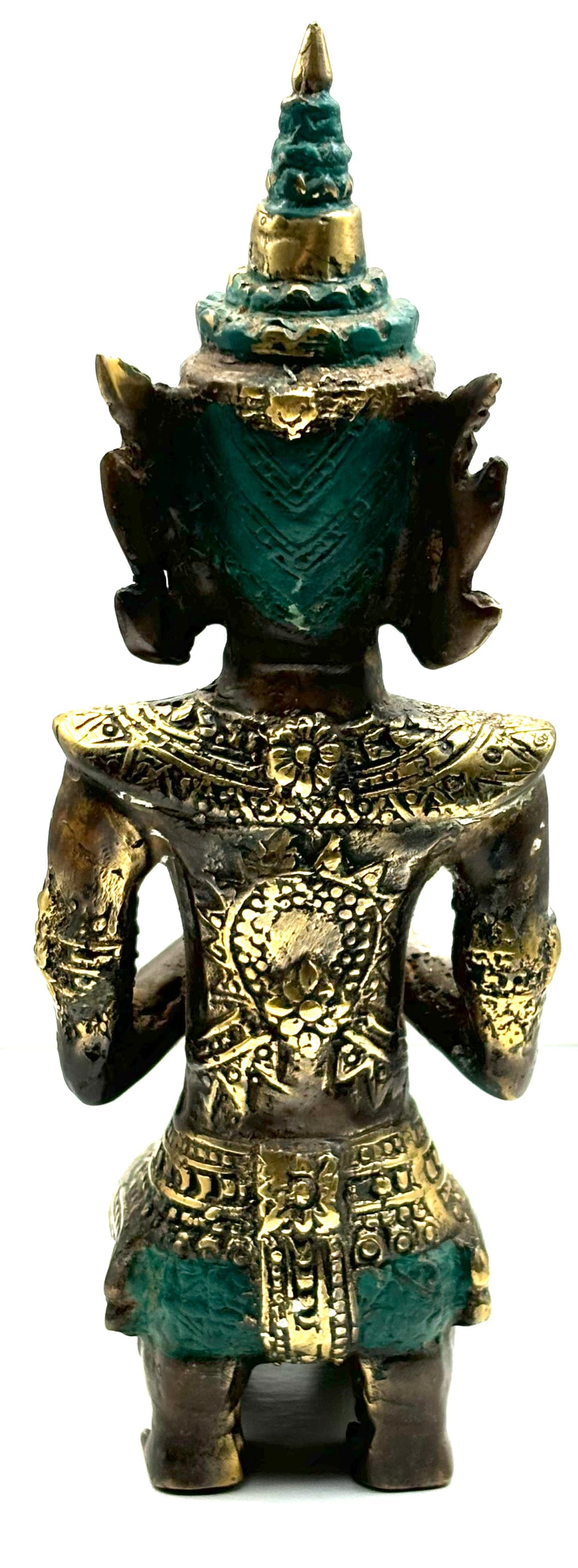 Handcrafted Bronze Buddha Statue for Meditation & Prayer - Spiritual Home Decor & Yoga Studio Centerpiece