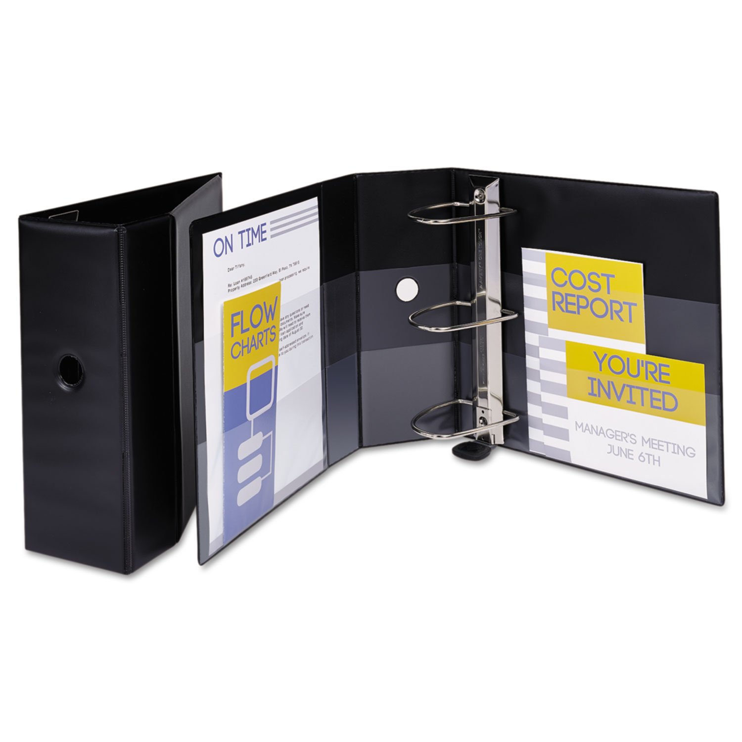 AVERY AVE79986 Heavy-Duty 3-Ring Binder with Durable Cover - Perfect for Office, School & Document Organization