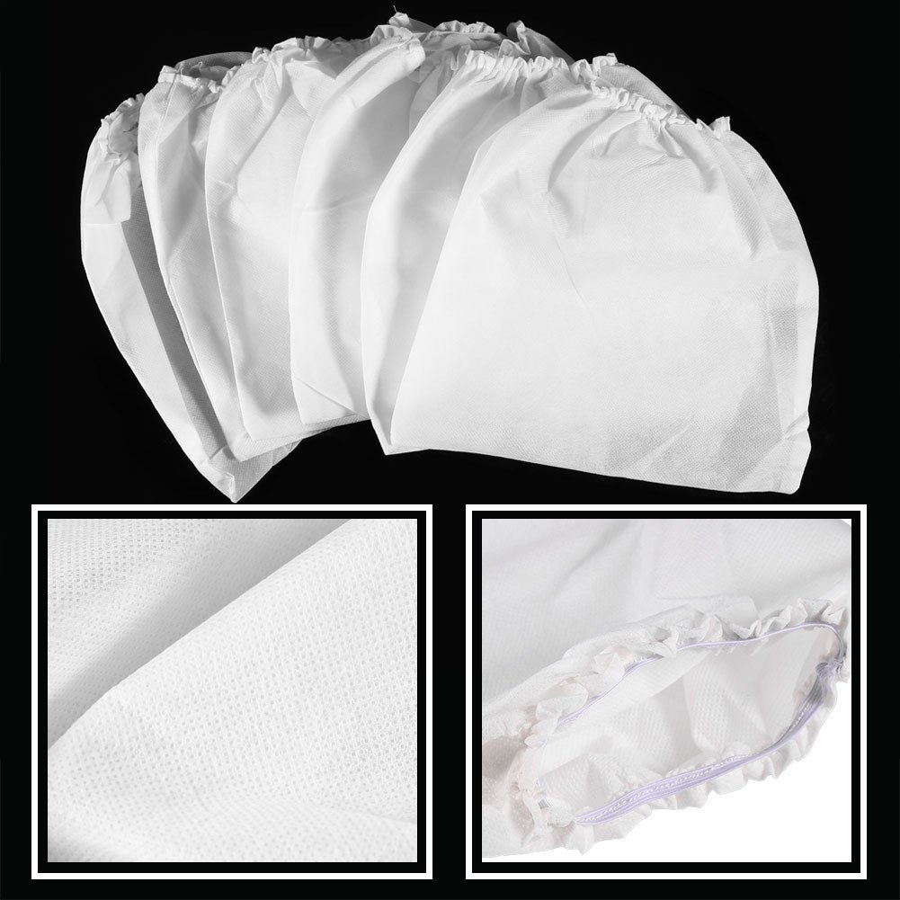 10-Pack Non-Woven Vacuum Cleaner Replacement Bags for Nail Art Dust Collection - Perfect for Salon, Spa & Home Manicure Stations