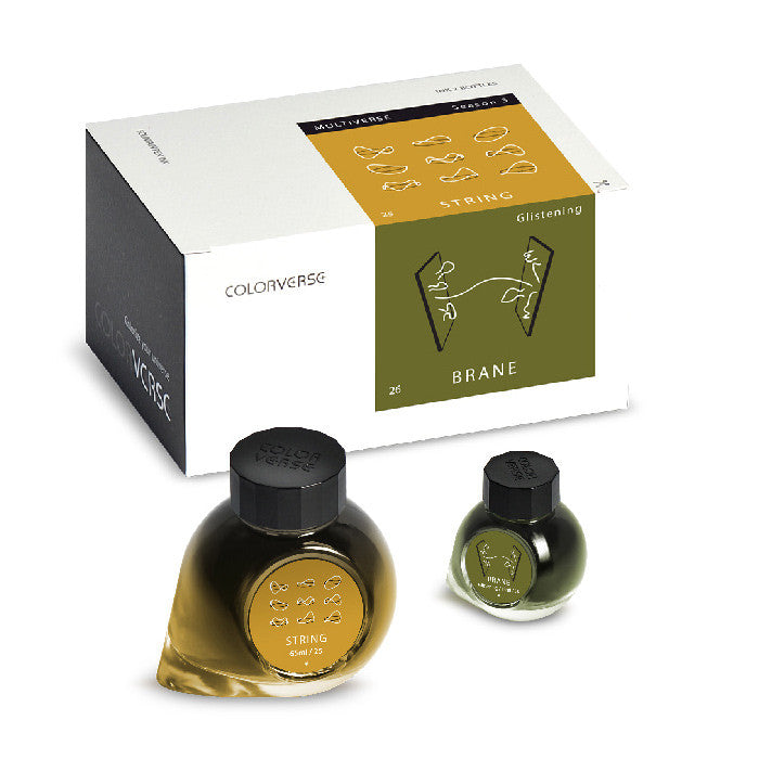 Colorverse Multiverse Fountain Pen Ink Set - 65ml + 15ml Bottles for Calligraphy, Journaling & Artistic Writing - Premium Ink for Dip Pens, Brush Pens & Stationery Lovers
