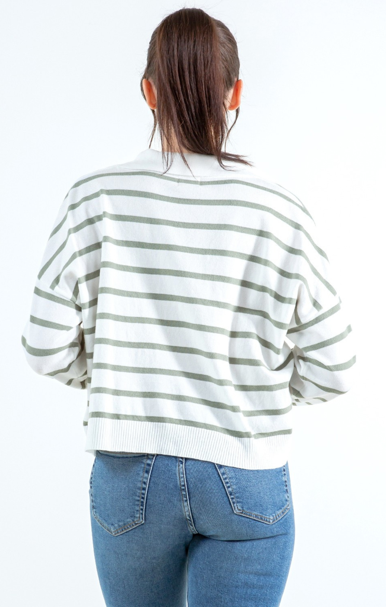 Stylish Holland Stripe Pullover Sweater - Cozy Knit Crewneck Top for Women & Men | Perfect for Casual Outfits, Fall Layering & Winter Warmth