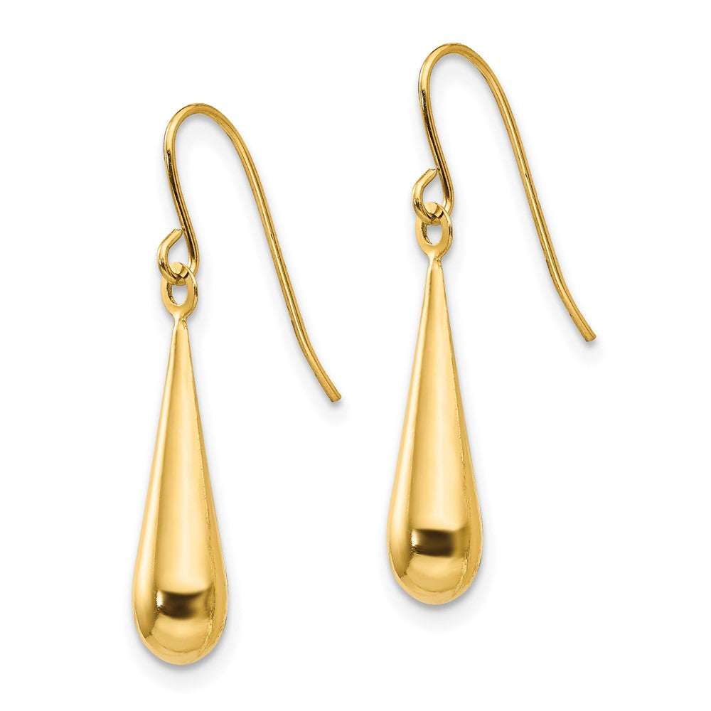 Gold Madi K Teardrop Dangle Earrings for Women - SE711 Model | Elegant Statement Jewelry for Parties, Weddings & Special Occasions