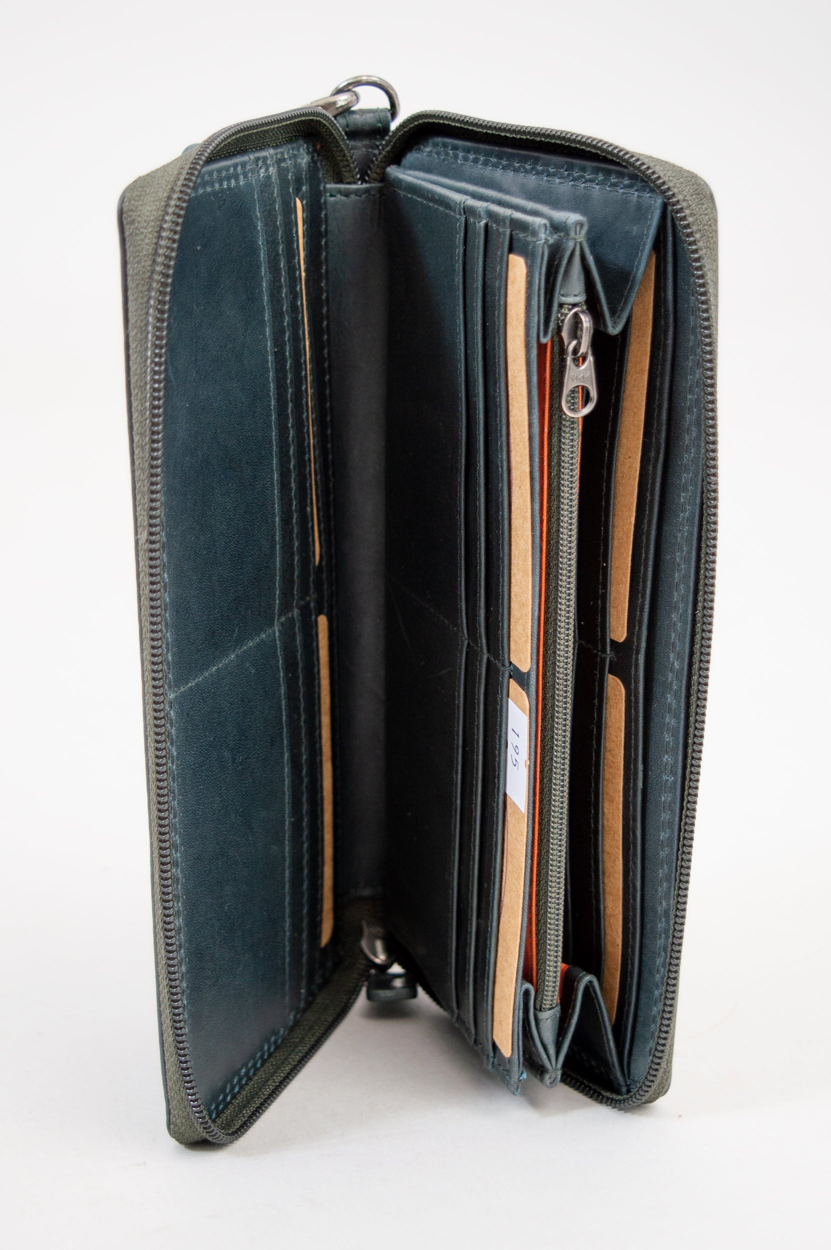 Premium Adrian Klis 195 Buffalo Leather Wallet in Dark Green - Slim RFID Blocking Bifold Wallet for Men, Perfect for Everyday Carry & Business Use