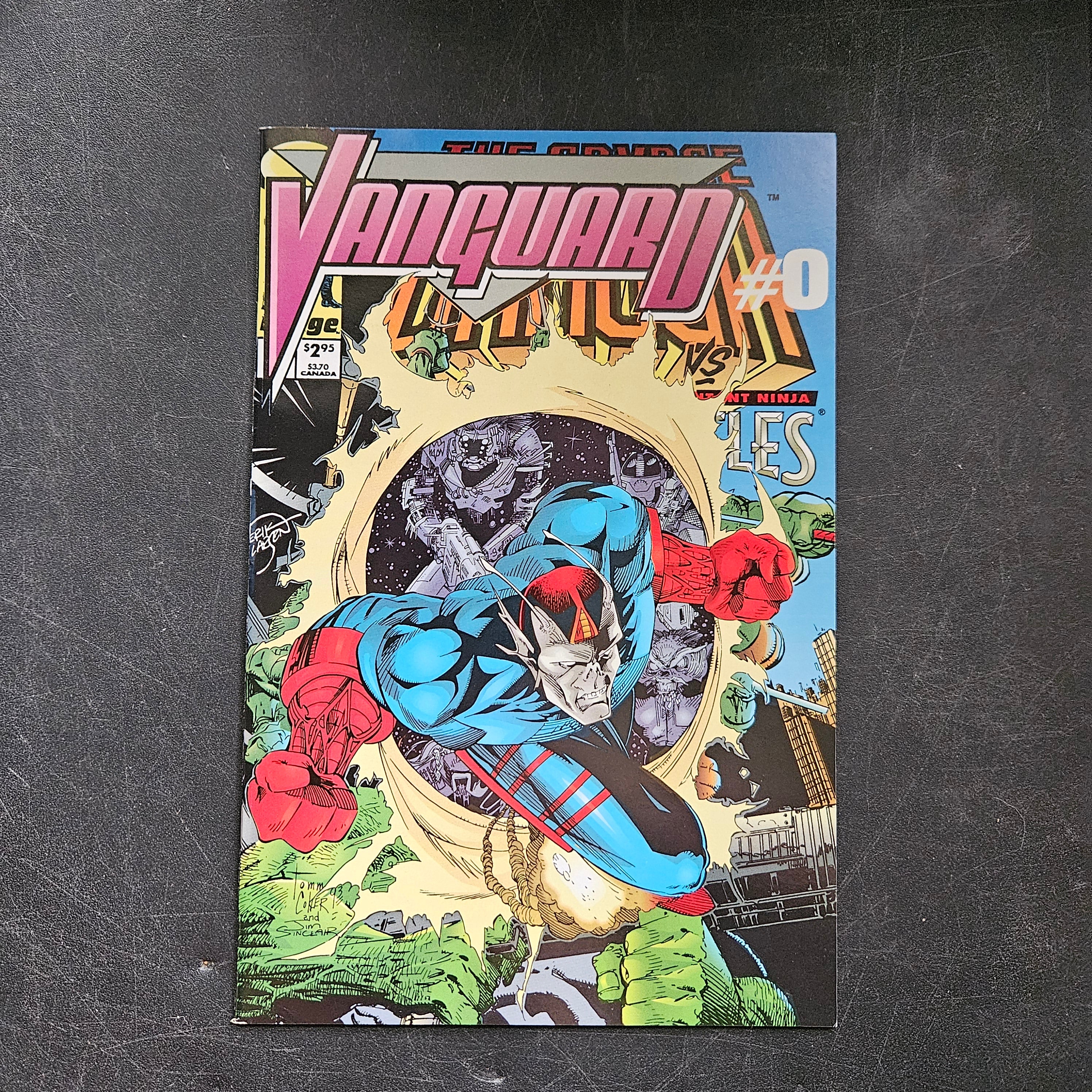 Savage Dragon vs Teenage Mutant Ninja Turtles #2 Comic Book - Image Comics July 1993 | Collectible Action-Packed Superhero Showdown for Comic Enthusiasts & TMNT Fans