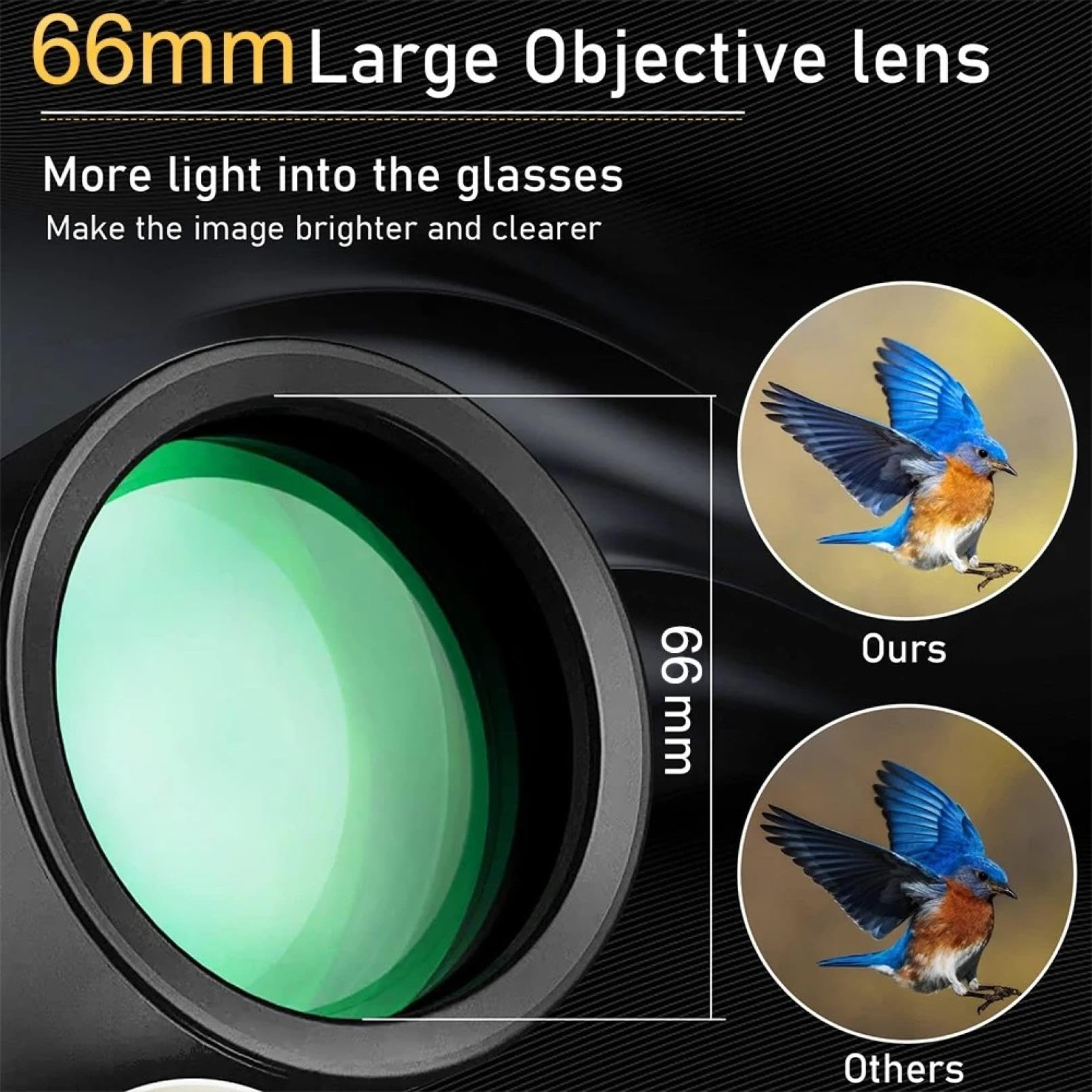 40X60 HD Monocular Telescope with Tripod - High Magnification Portable Outdoor Telescope for Bird Watching, Hunting, Hiking, Camping & Travel - Perfect for Wildlife Observation & Adventure Photography