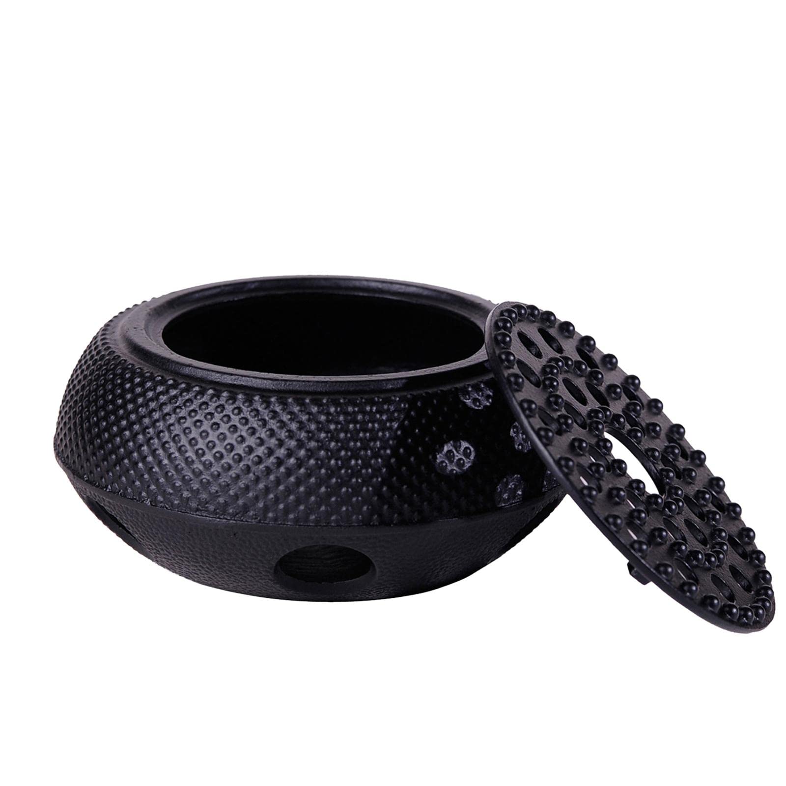 MagiDeal Small Dot Cast Iron Tea Warmer - Candle Insulated Stove for Heating Tea, Coffee & Milk - Perfect for Home, Office & Cafes