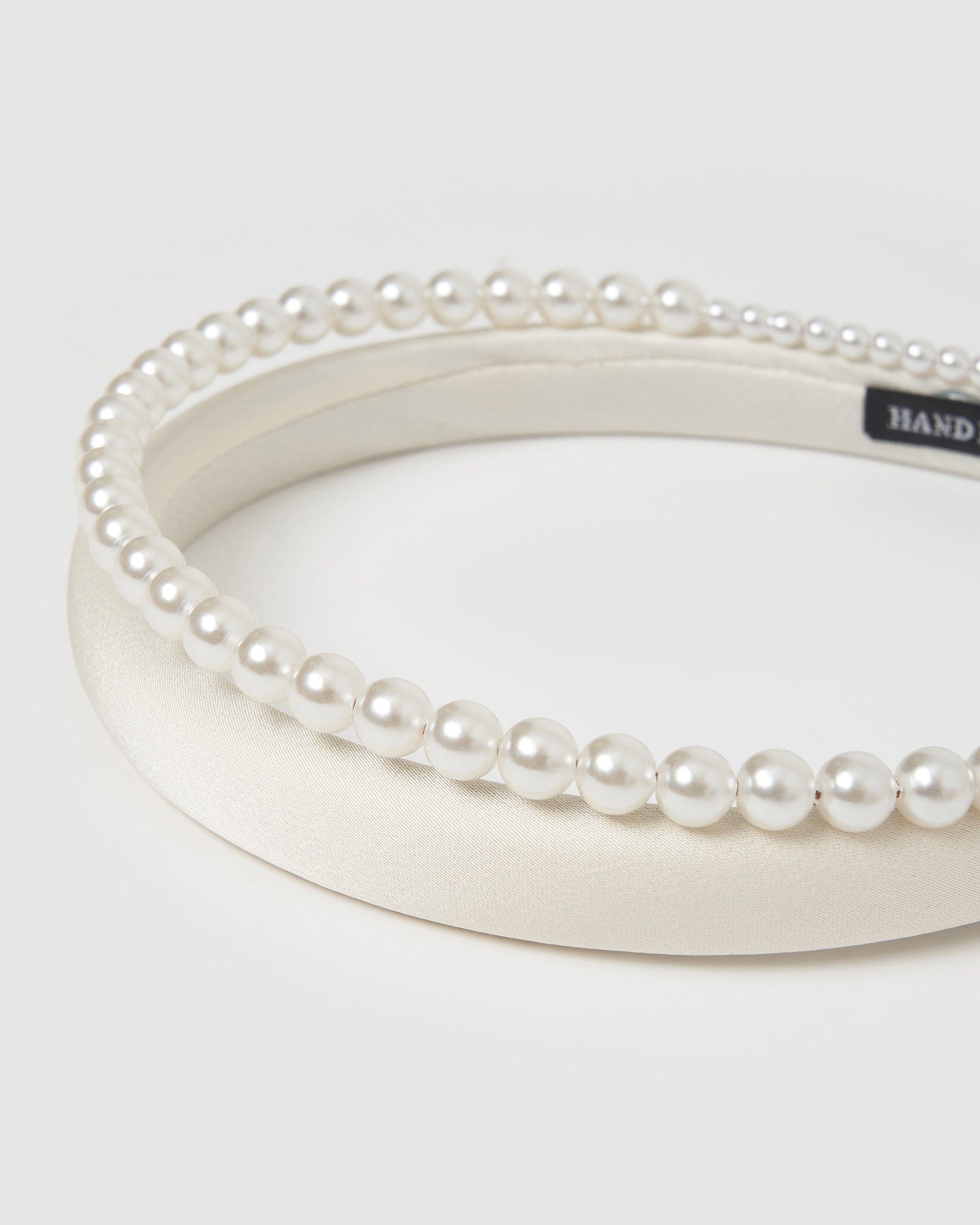 Izoa Alice Headband White - Elegant Hair Accessory for Women, Perfect for Weddings, Parties & Everyday Use