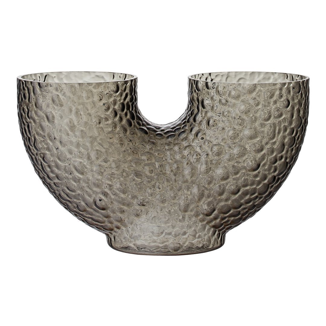 Aurora Glass Vase - Elegant Handmade Clear Flower Vase for Home Decor, Wedding Centerpieces, and Tabletop Arrangements