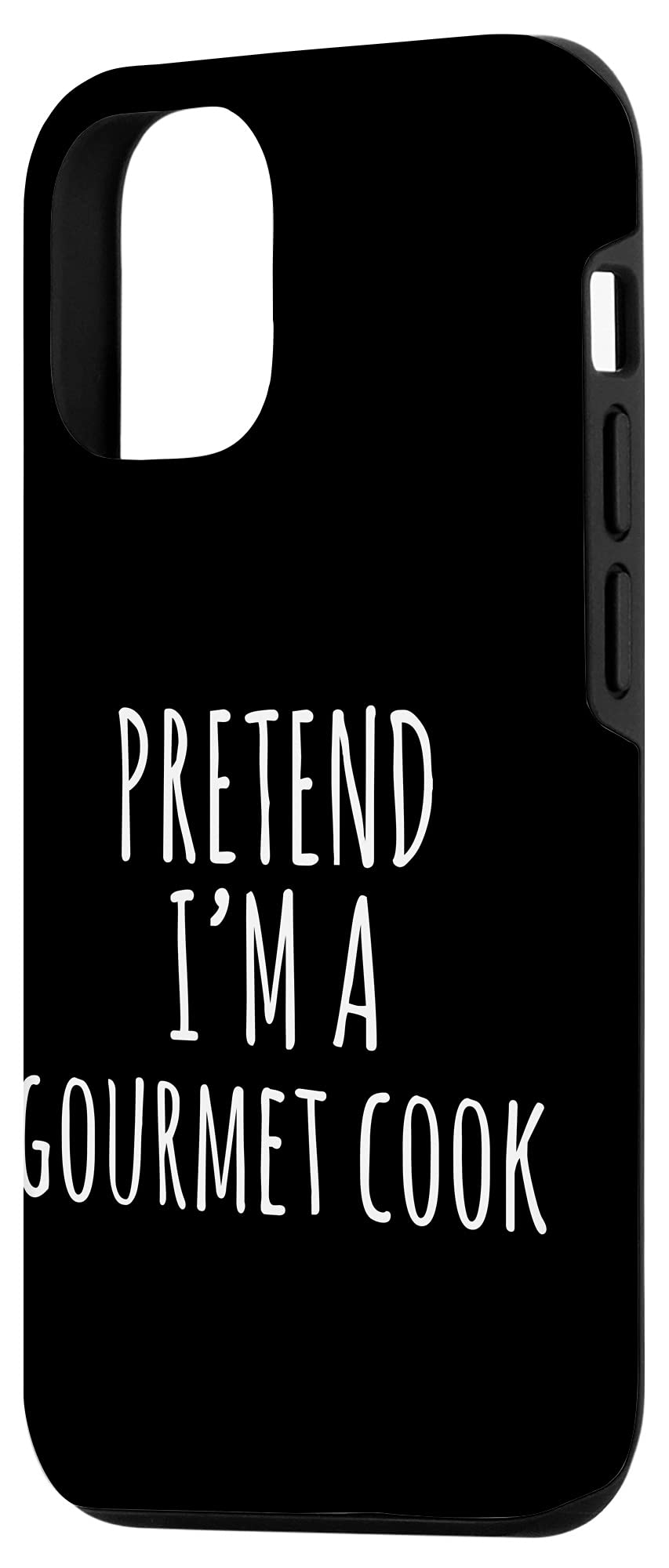 iPhone 12/12 Pro Case - Halloween Lazy Costume Design | Pretend I'm A Gourmet Cook | Slim Protective Cover | Perfect for Halloween Parties & Cosplay Events