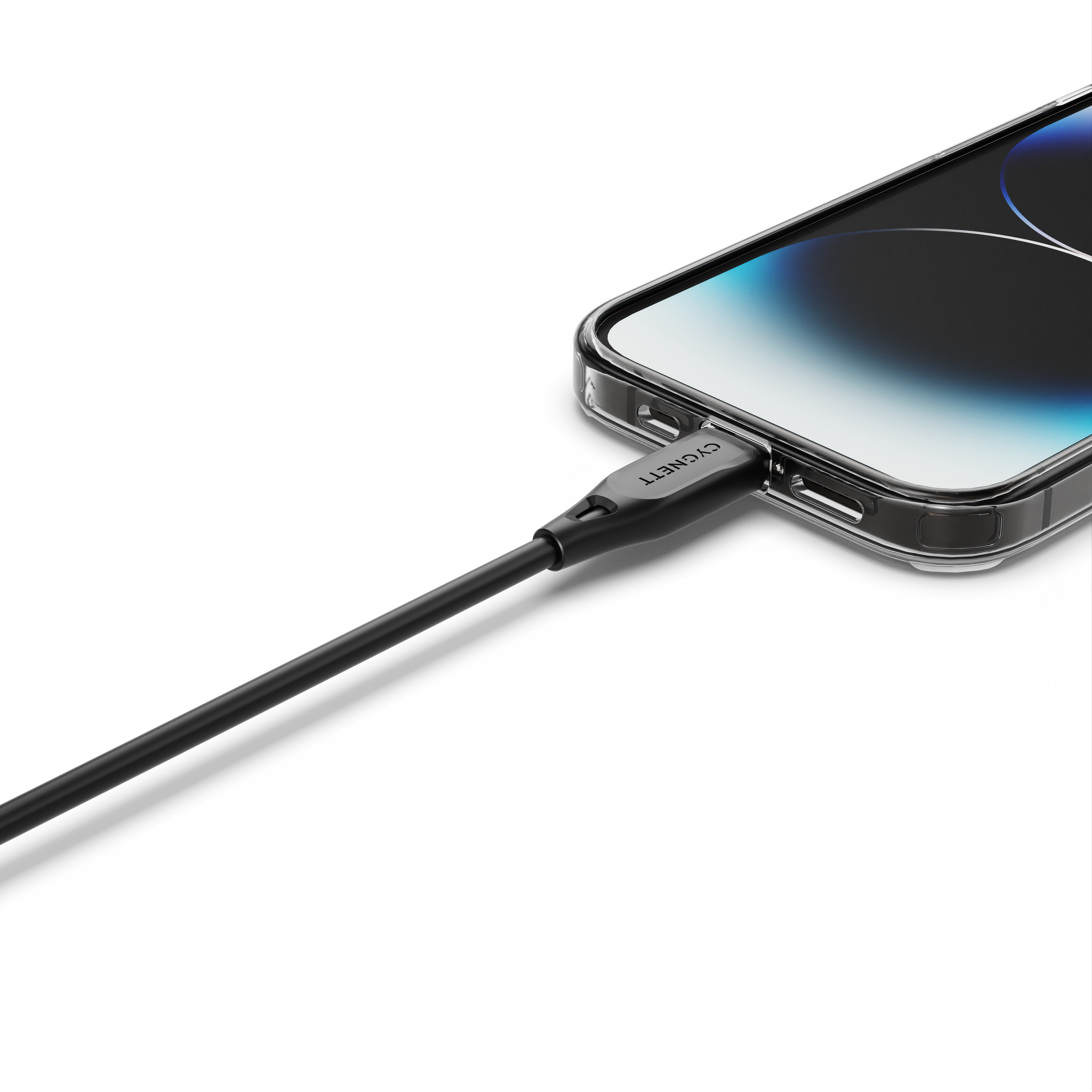 Lightning to USB A Cable 1M (3.3ft) Fast Charging Sync Cord for iPhone iPad - Black | Perfect for Home, Office & Travel Charging