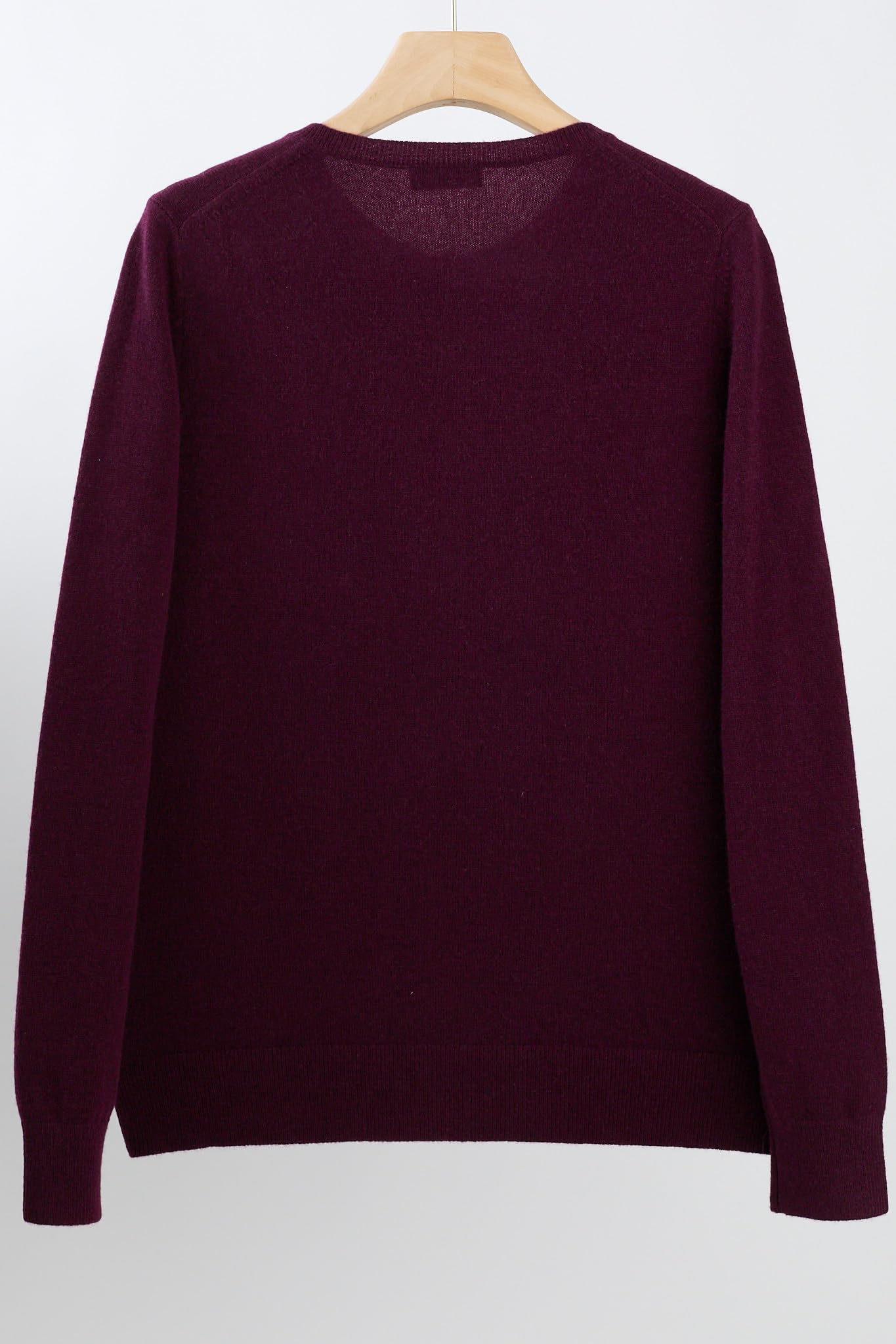 JENNIE LIU 100% Cashmere Women's Button Front Long Sleeve Crewneck Cardigan Sweater | Soft Warm Winter Knitwear for Office, Travel & Casual Outfits