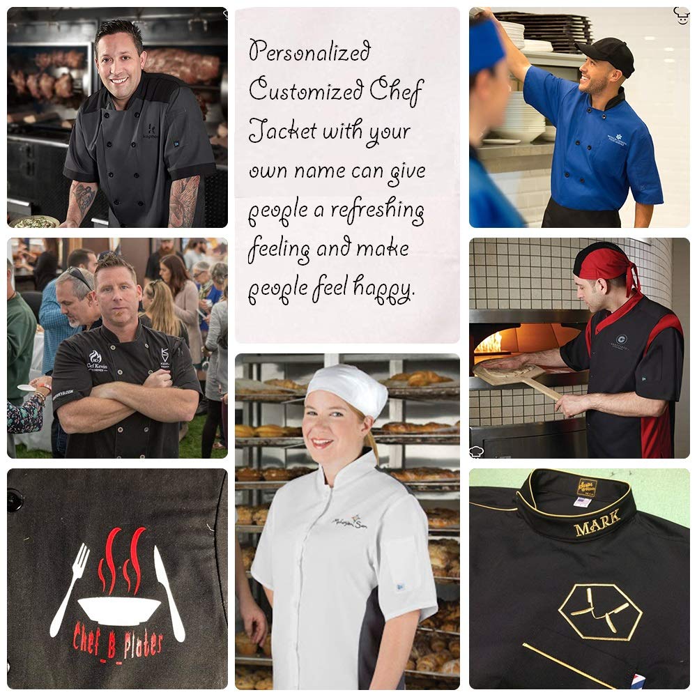 Custom Chef Jackets for Men & Women - Personalized Kitchen Uniforms for Restaurants, Hotels & Culinary Professionals | Perfect for Chefs, Cooks & Catering Staff