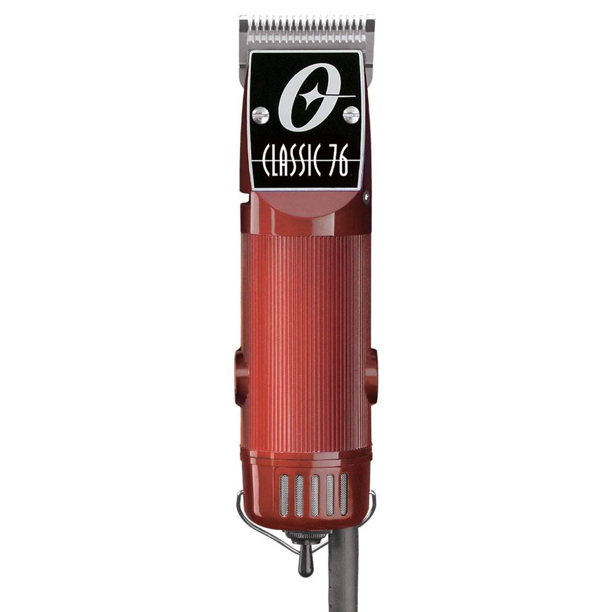 Oster Classic 76 Professional Barber Hair Clippers with Detachable Blade - Burgundy | Heavy-Duty Hair Cutting Tool for Salon & Home Use | Perfect for Men's Grooming, Fades & Precision Haircuts