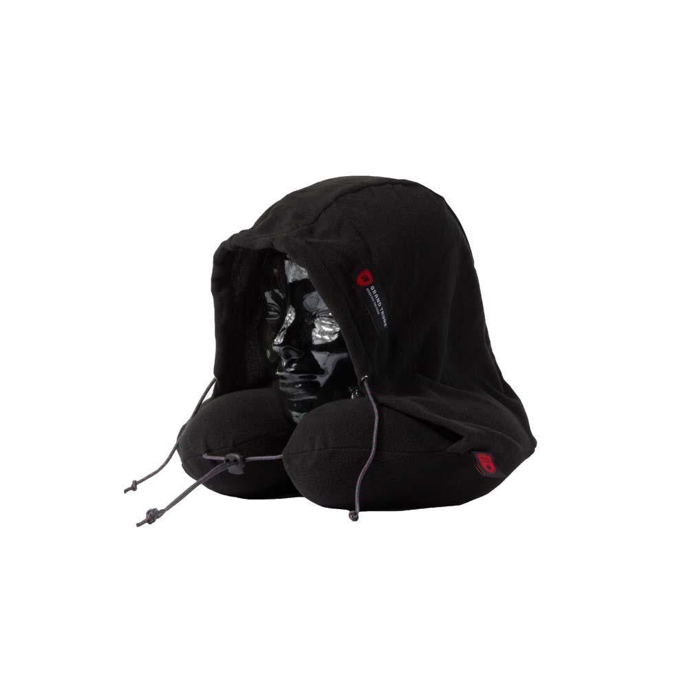 Comfortable Blackout Hooded Neck Pillow for Travel & Sleeping - Soft & Supportive for Airplane, Car & Home Use