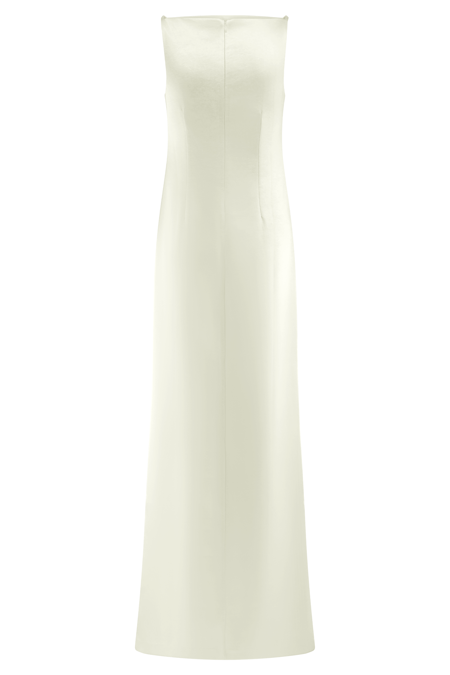Elegant Violet Sleeveless Satin Maxi Dress for Women - White Summer Evening Gown for Weddings, Parties & Special Occasions