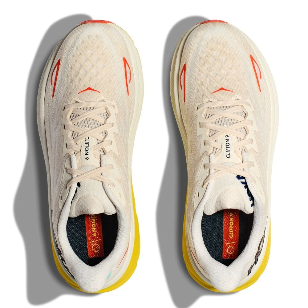 Hoka Men's Clifton 9 Wide Running Shoes - Lightweight Cushioned Sneakers for Road & Trail | Perfect for Jogging, Gym Workouts & Daily Walking