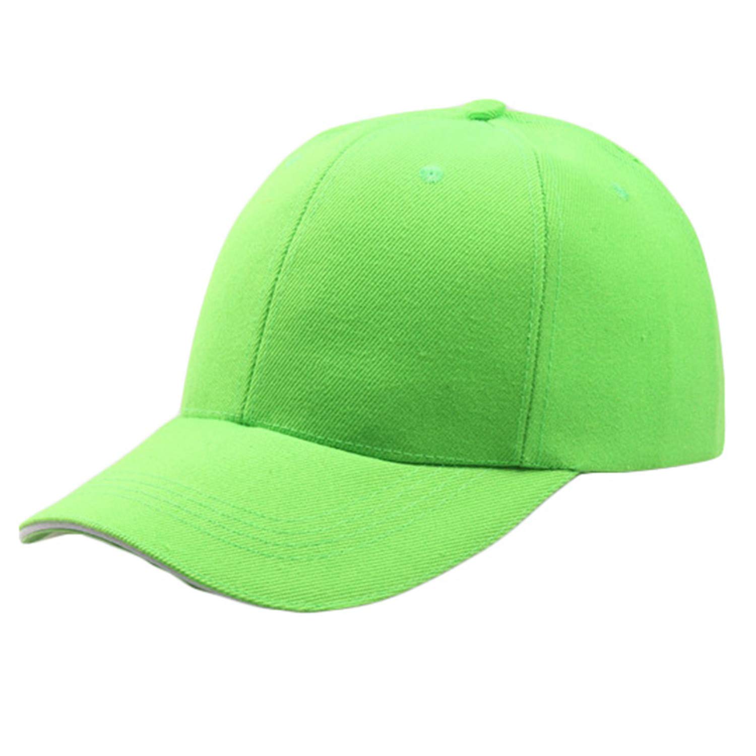 Andongnywell Men's & Women's Baseball Cap - Adjustable Cotton Dad Hat for Sun Protection - Plain Blank Unisex Casual Hat for Outdoor Sports, Hiking, and Daily Wear