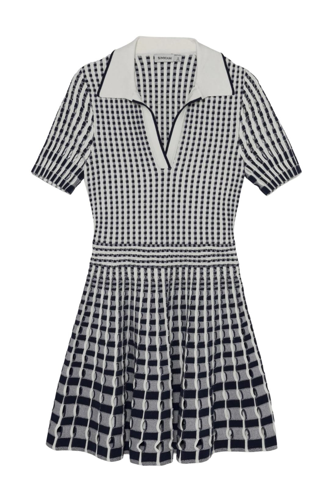 Tovi Polo Mini Dress for Women | Stylish Midnight Multi Color | Perfect for Casual Outings, Summer Parties & Beach Vacations