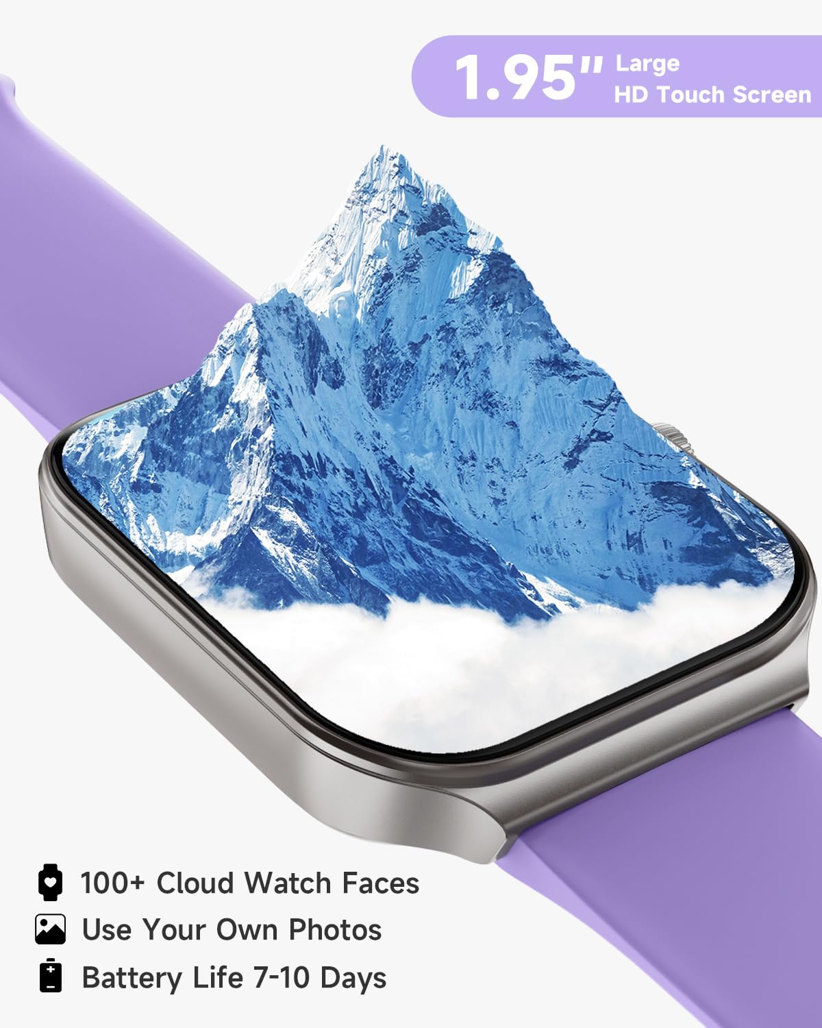 Smart Watch for Women with Alexa Built-in, 1.95