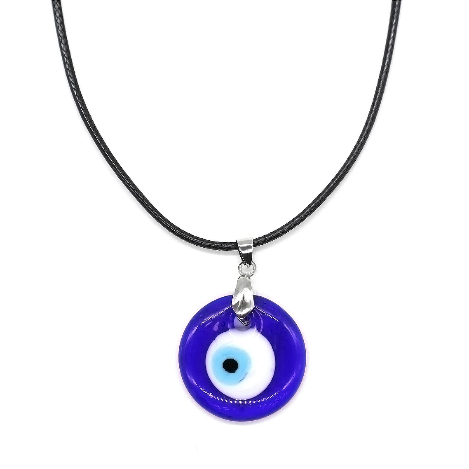 Evil Eye Pendant Necklace for Women & Men - Blue Protection Jewelry for Good Luck & Positive Energy - Perfect Gift for Birthday, Anniversary & Spiritual Healing
