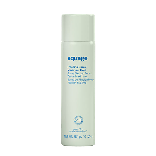 Aquage Freezing Spray 10 oz - Strong Hold Hairspray for All-Day Volume & Style | Perfect for Updos, Curls & Fine Hair