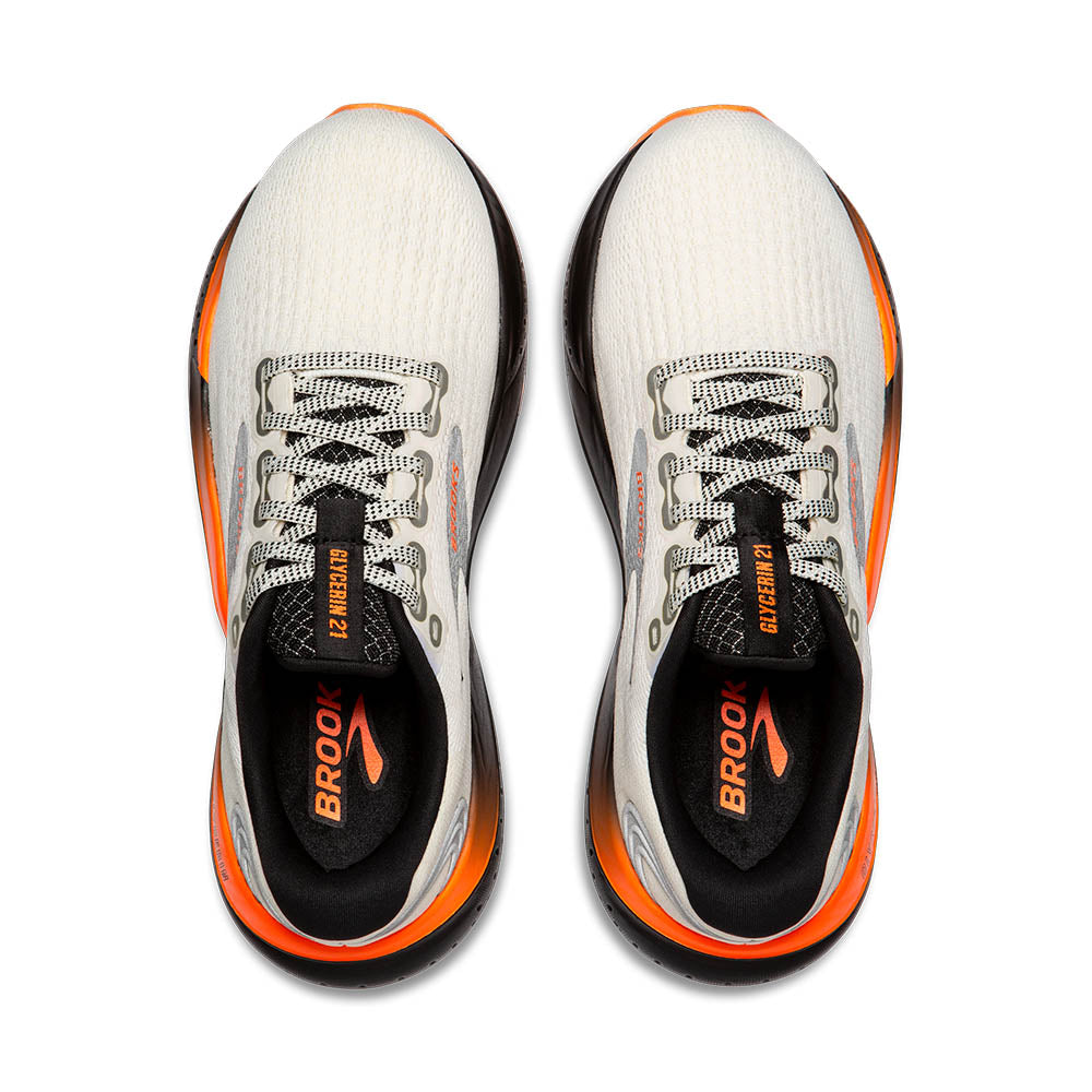 Brooks Men's Glycerin 21 Running Shoes - Premium Cushioned Sneakers for Jogging, Walking & Gym Workouts