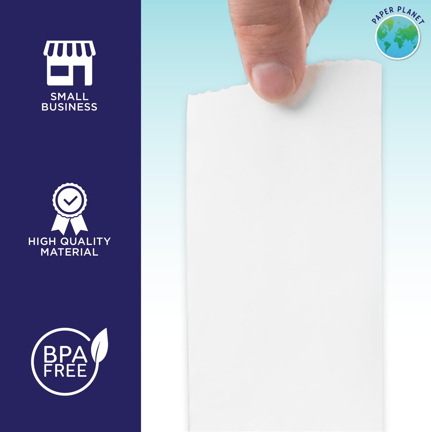 TKP300 Compatible Thermal Printer Paper - 20 Rolls 1-Ply White Bond Paper for Kitchen Printers (Works with TKP300/SNBC/BTP-M300) | Perfect for Restaurant Receipts, Toast Printing & Food Labeling
