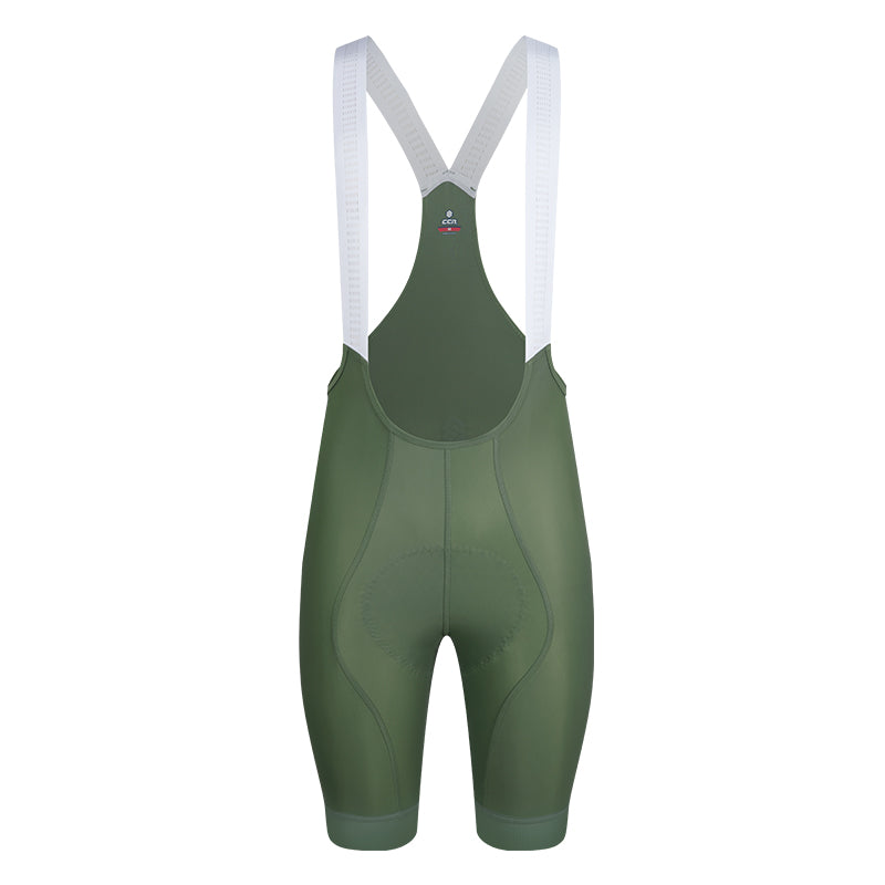 NOVA PRO Blackish Green Men's Bib Cycling Shorts - Comfortable & Breathable for Road Biking & Mountain Biking