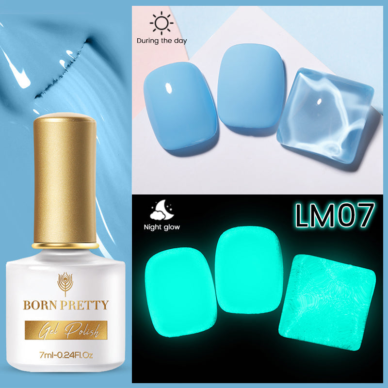Born Pretty Luminous Macaron Gel Nail Polish - Long Lasting UV LED Soak Off Gel Polish for Salon & Home Manicure - Perfect for Nail Art, French Tips & Special Occasions
