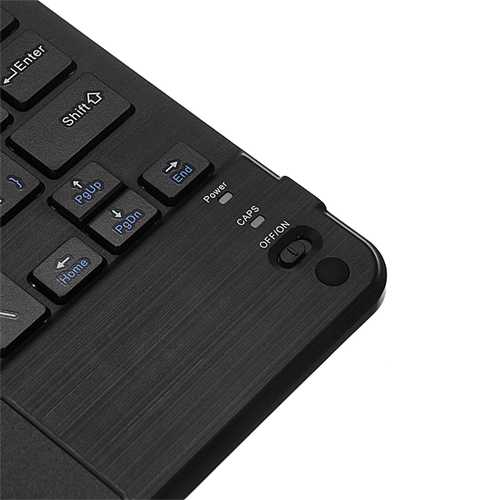 B.O.W HB119 Universal Wireless Bluetooth Keyboard - Slim Touch Keyboard for Tablet, Cell Phone, PC - Compatible with iOS, Android, Windows - Perfect for Home, Office & Travel Use