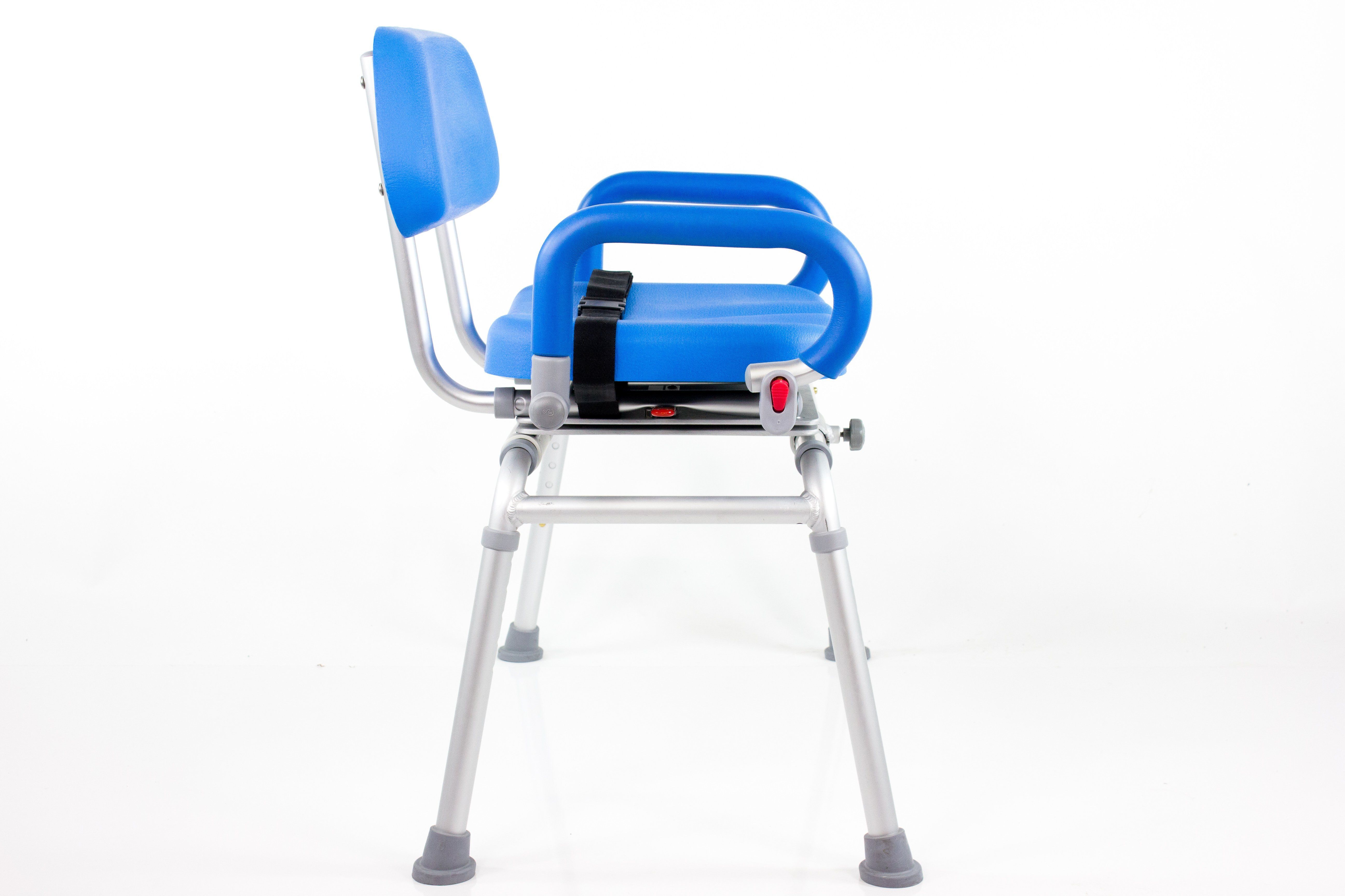 Refurbished Carousel Sliding Transfer Bench with Swivel Seat - Mobility Aid for Elderly & Disabled - Safe Bathroom & Shower Transfer Solution